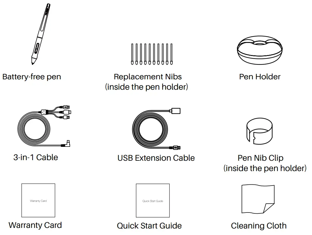 HUION GS1161 Kamvas 12 Drawing Pen Display - fig3