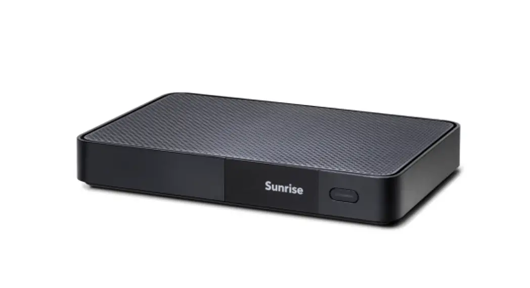 Sunrise Iptv Box User Guide