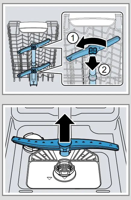 BOSCH SPV2HKX41E Fully Integrated Dishwasher - spray