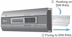 Installing AC Manager 5 in DIN RAIL