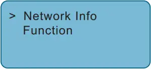 Network Info Function