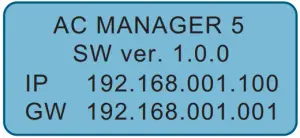 Turning on AC Manager 5 - 3