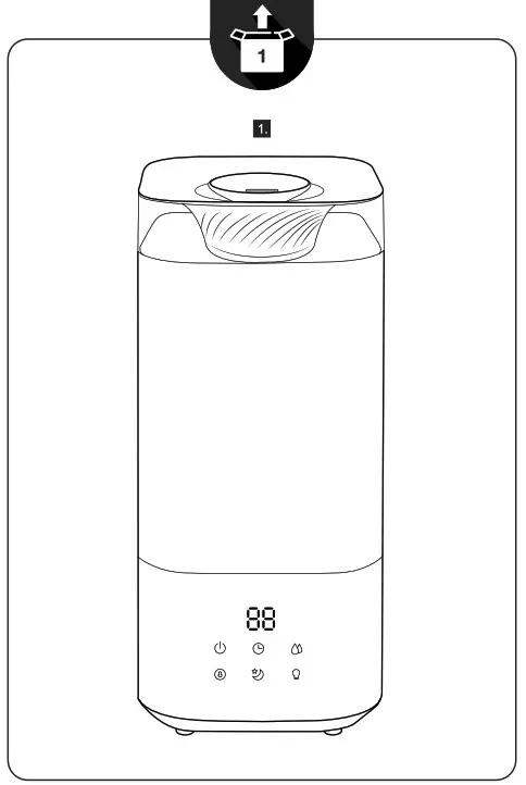 gorenje H50W Humidifier - overview