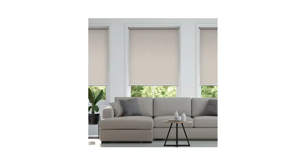 Blinds 2go Electric Blackout Titan Bone White Roller Blind Installation Guide