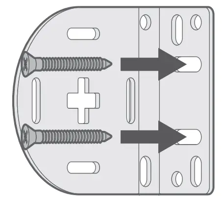 blinds 2go Electric Blackout Titan Bone White Roller Blind - Fixing 1
