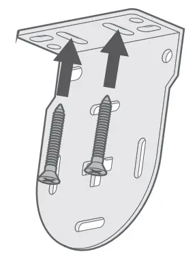 blinds 2go Electric Blackout Titan Bone White Roller Blind - Fixing