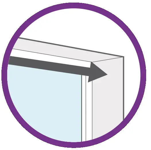 blinds 2go Electric Blackout Titan Bone White Roller Blind - socket 3