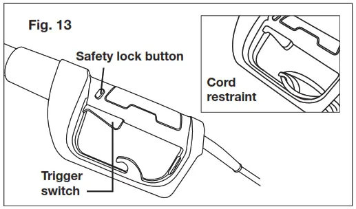 SUN JOE SWJ800E 8-Inch 6.5-Amp Electric Pole Chain Saw - Fig. 13