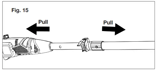 SUN JOE SWJ800E 8-Inch 6.5-Amp Electric Pole Chain Saw - Fig. 15