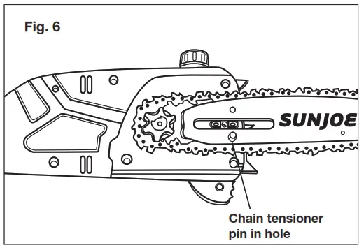 SUN JOE SWJ800E 8-Inch 6.5-Amp Electric Pole Chain Saw - Fig. 6