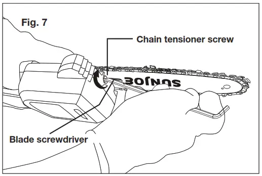 SUN JOE SWJ800E 8-Inch 6.5-Amp Electric Pole Chain Saw - Fig. 7