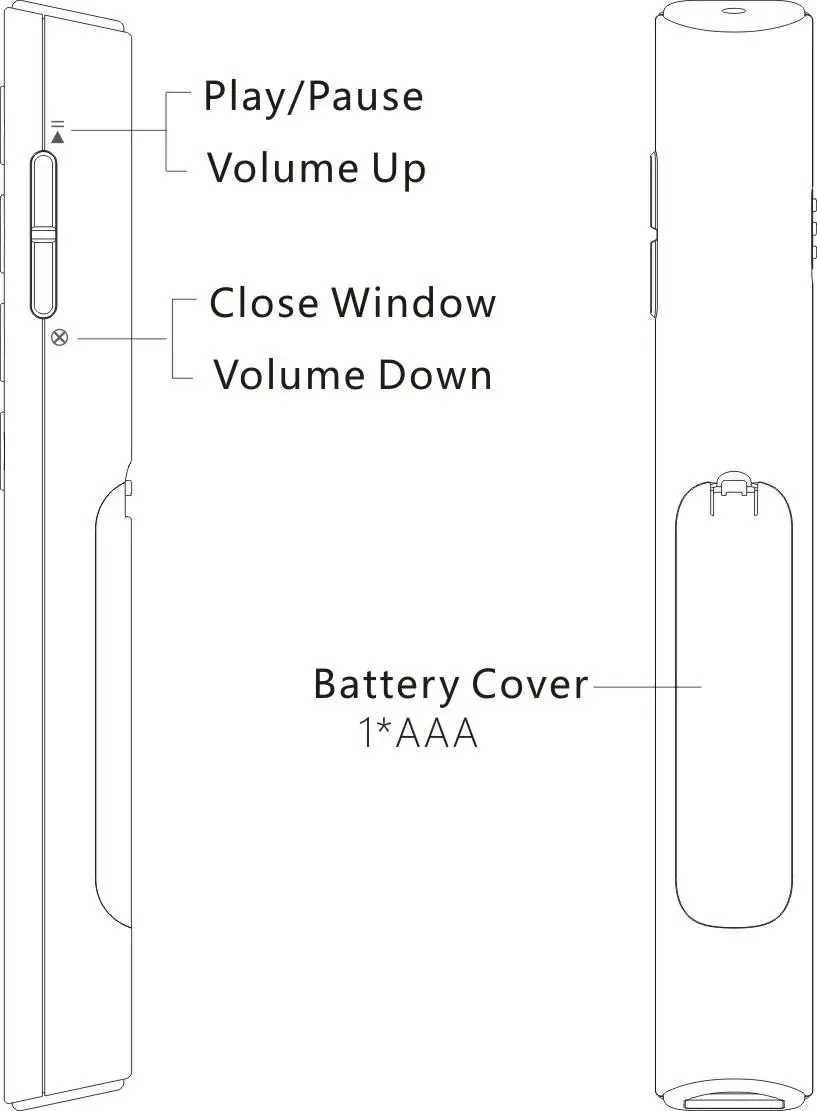 Keyceo Q88 Wireless Presenter - Product View 2