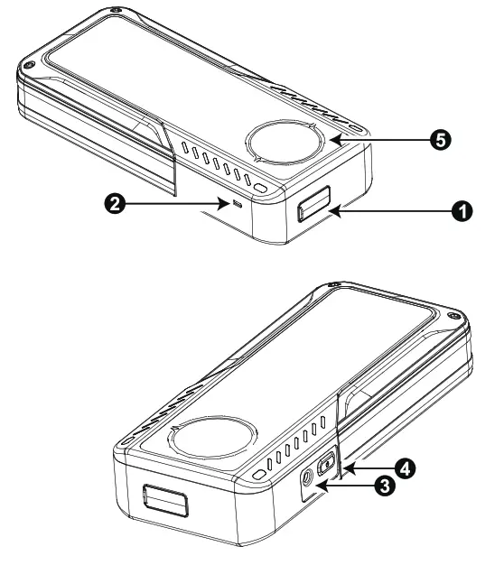 KROAK S300 Super Capacitor Jump Starter - FIG2