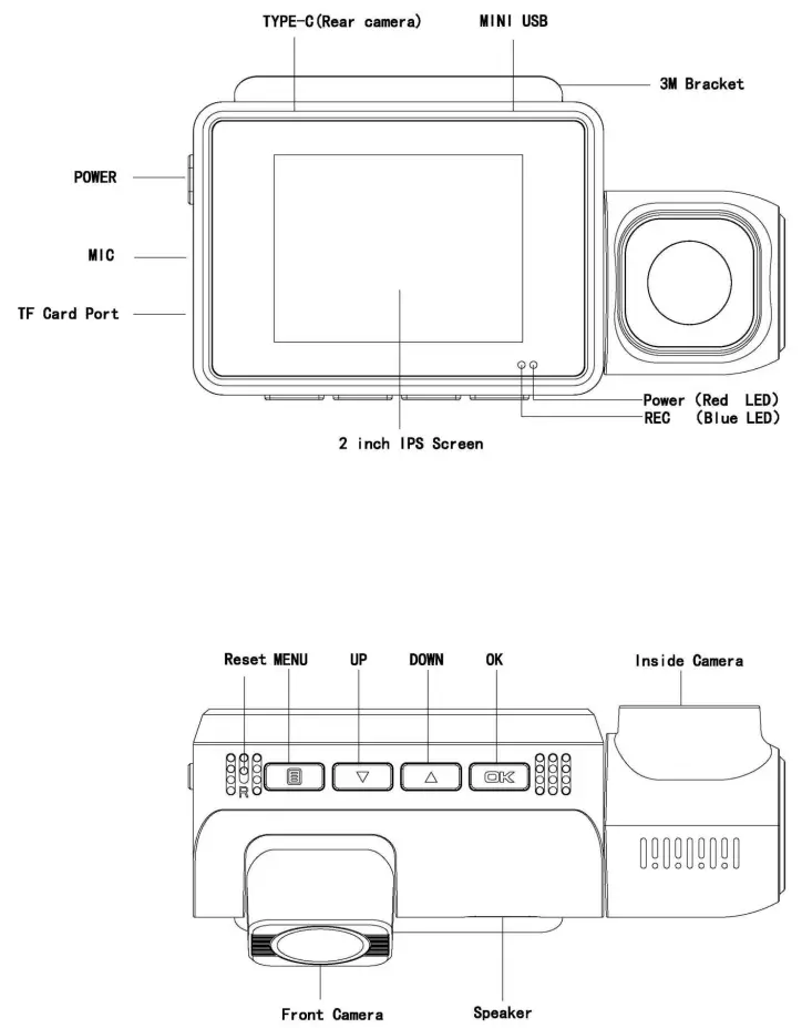 ESKY ES-M700A 4K Ultra HD Dash Camera-fig2