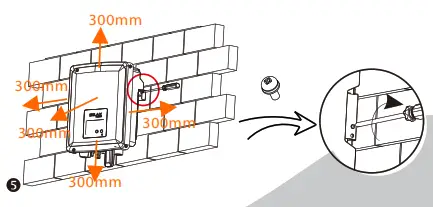 SOLAX POWER X1 Series 20KW On Grid Inverter bracket