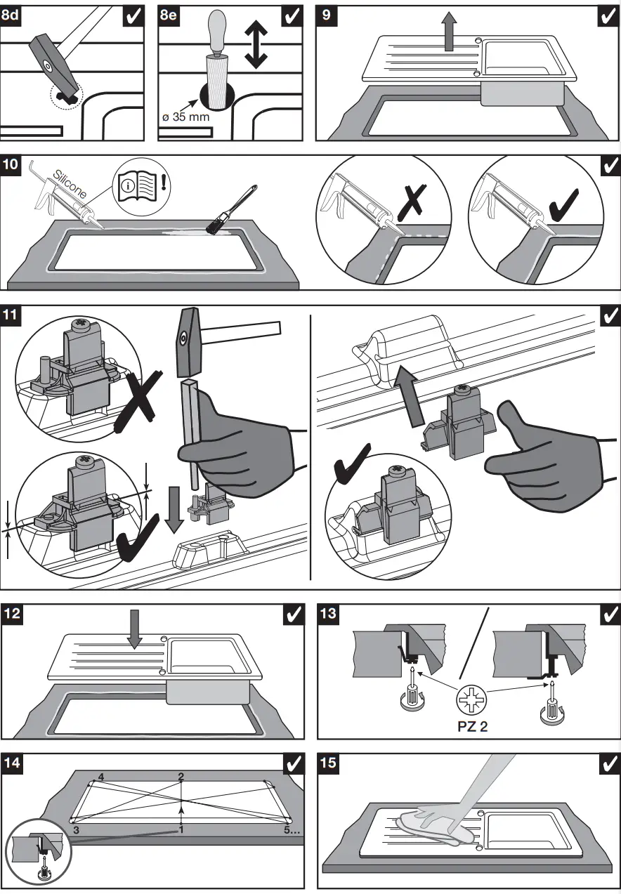 BLANCO ELON 45 S Silgranit Metallic Silgranit Undermount Sink fig 3