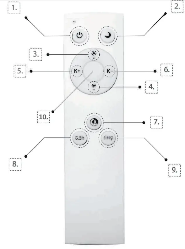 Top Light TP1663 LED Dimmable Ceiling Light 2