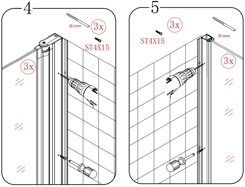 GELCO GO4990 ONE Shower Door 900 mm-fig6