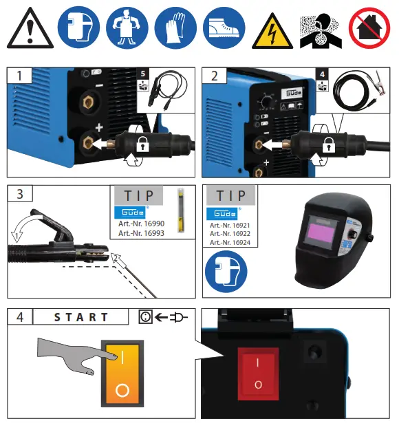 Gude GIS 161 Inverter Welding Machine - 3