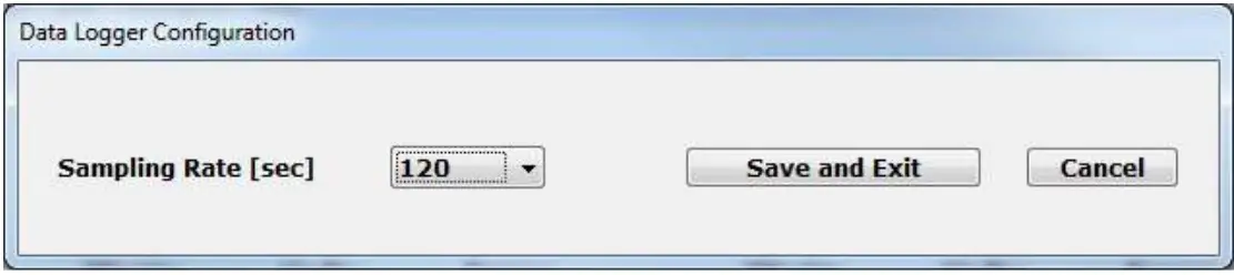 Configure Data Logger