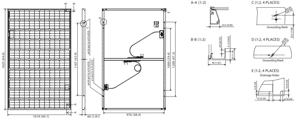 Drawings and Dimensions