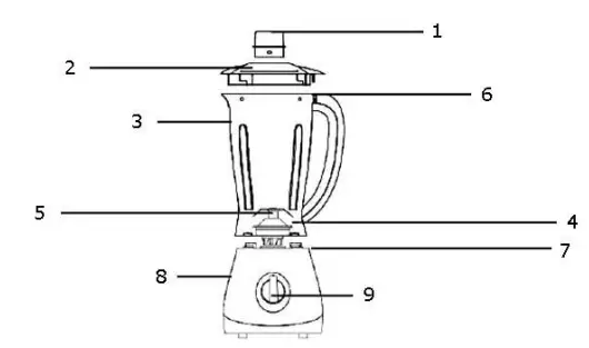 DAEWOO-DKB350BK-Kitchen-Blender-FIG-1