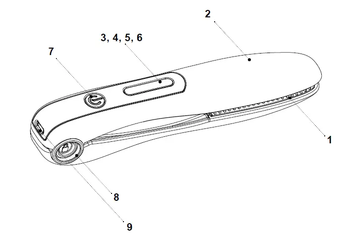 BRAYER BR3302 Hair Straightener 1
