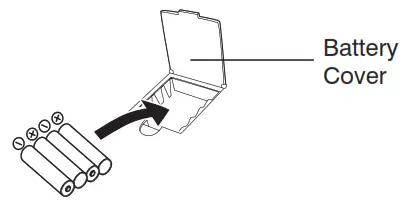 INSTALLING BATTERIES