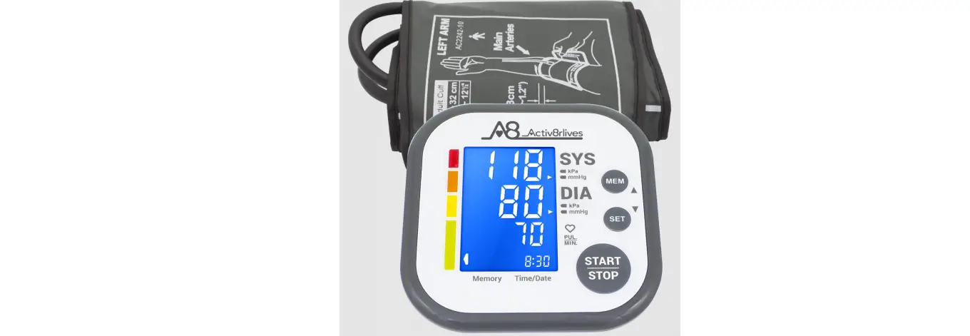 Activ8rlives Tmb-1018-a Blood Pressure3 And Heart Rate Connected Monitor Instruction Manual