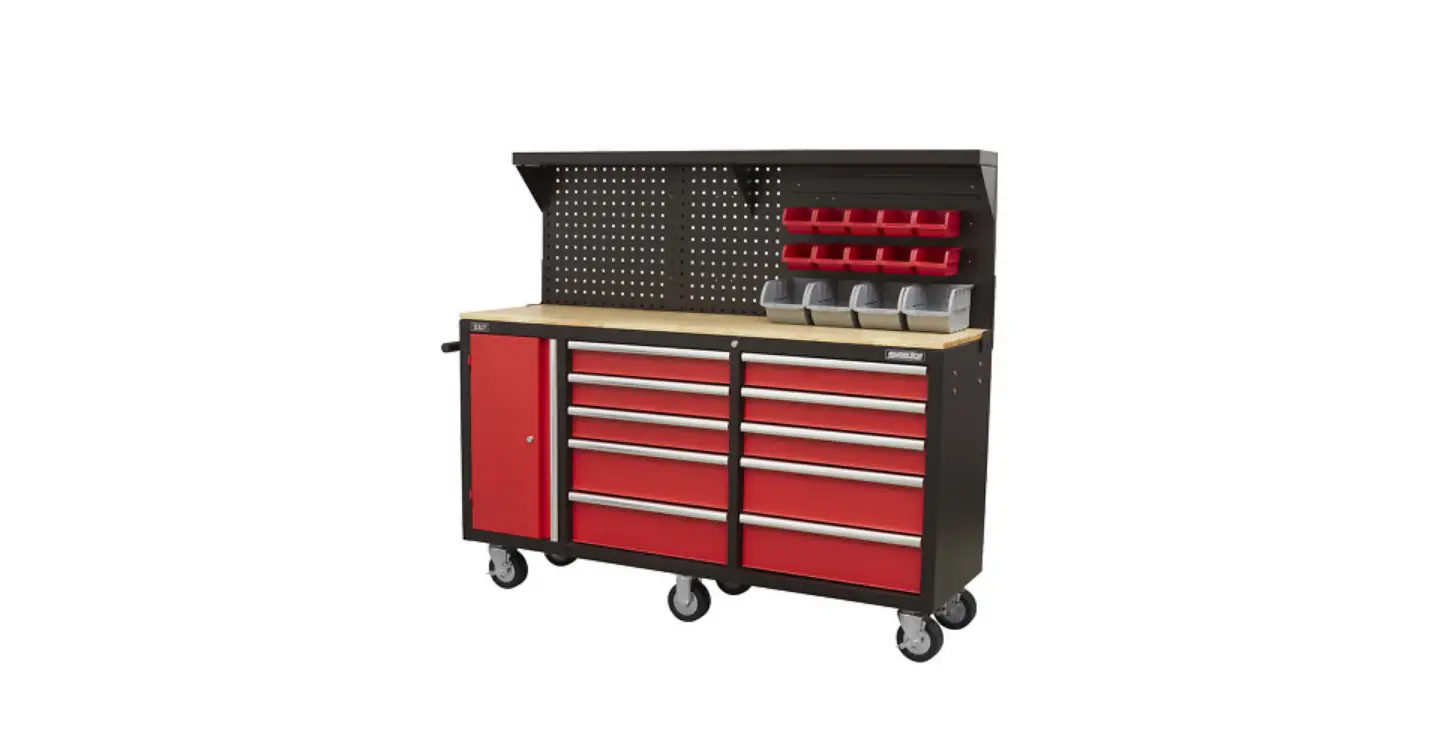 Sealey Ap6310 10 Drawer Mobile Workstation With Backboard Instructions
