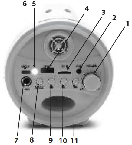 LEXIBOOK BTP585Z Wireless Light Speaker 01