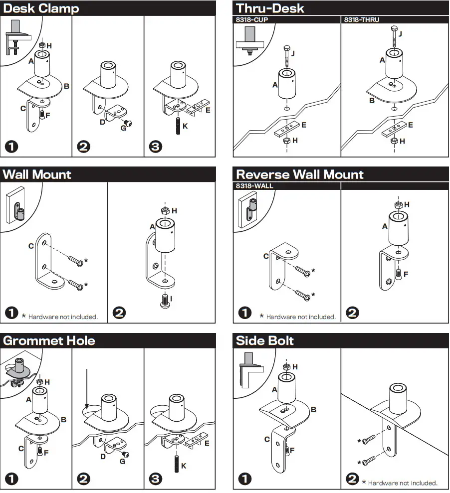 INNOVATIVE 8318 Large Flexmount - Figure 1