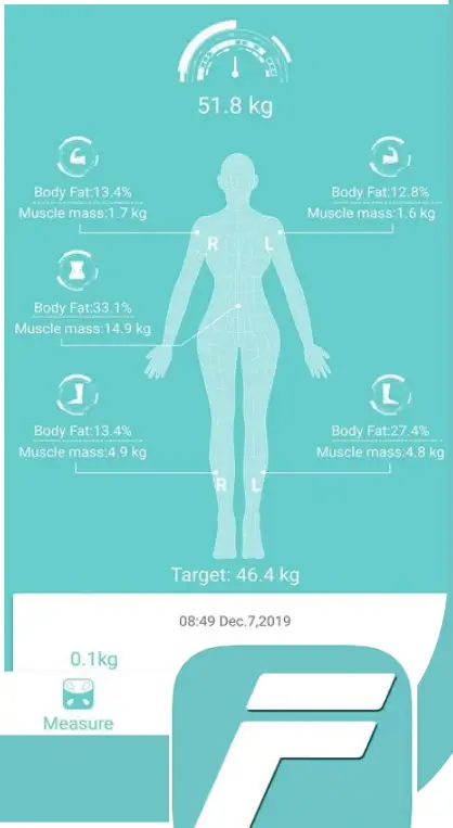 SPORTSTECH BBS300 Personenwaage - Fig 1