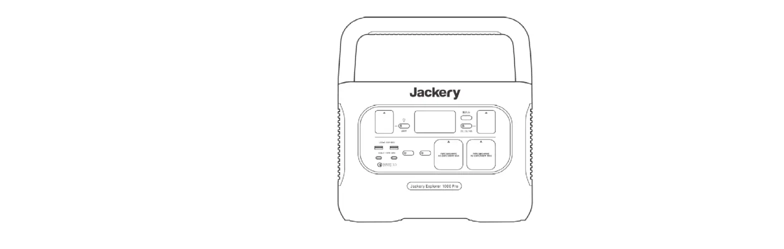 Marcotec Je-1000b Explorer 1000 Pro Portable Power Station, Solar Generator User Manual
