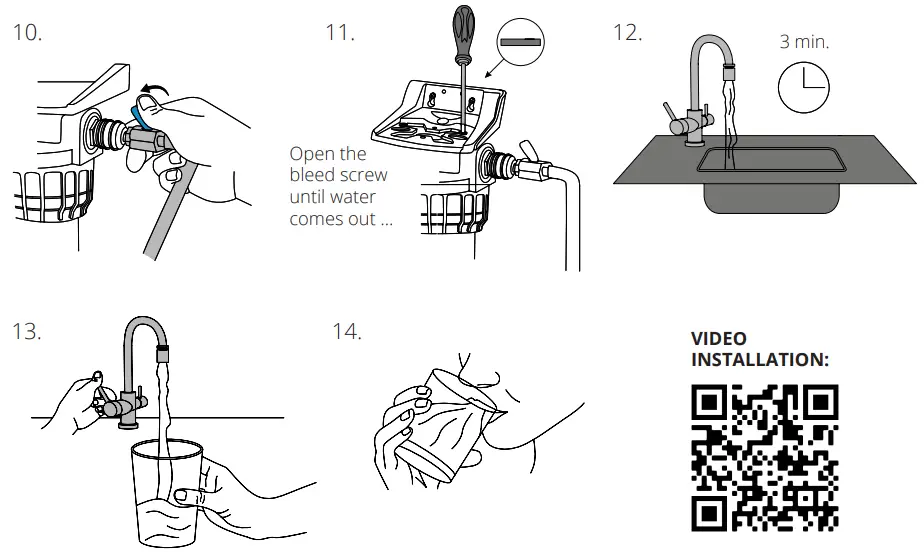 sanquell Solo UT Water Filter - INSTALLATION1