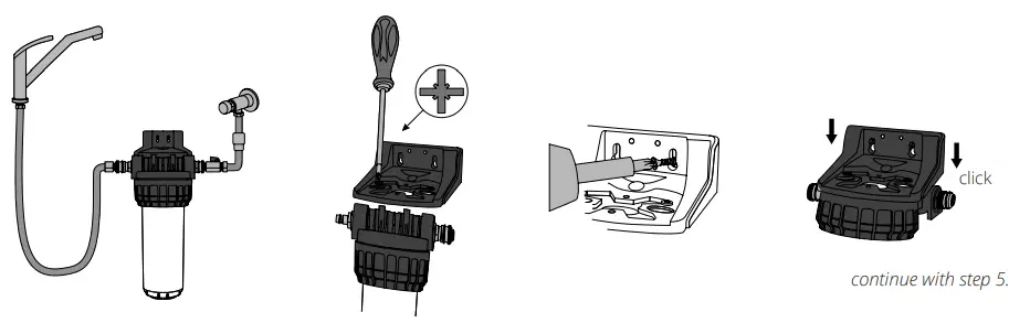 sanquell Solo UT Water Filter - MOUNTING