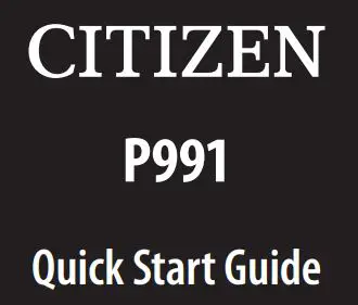 CITIZEN P991 Timex Women's Miami Bracelet Watch User Guide