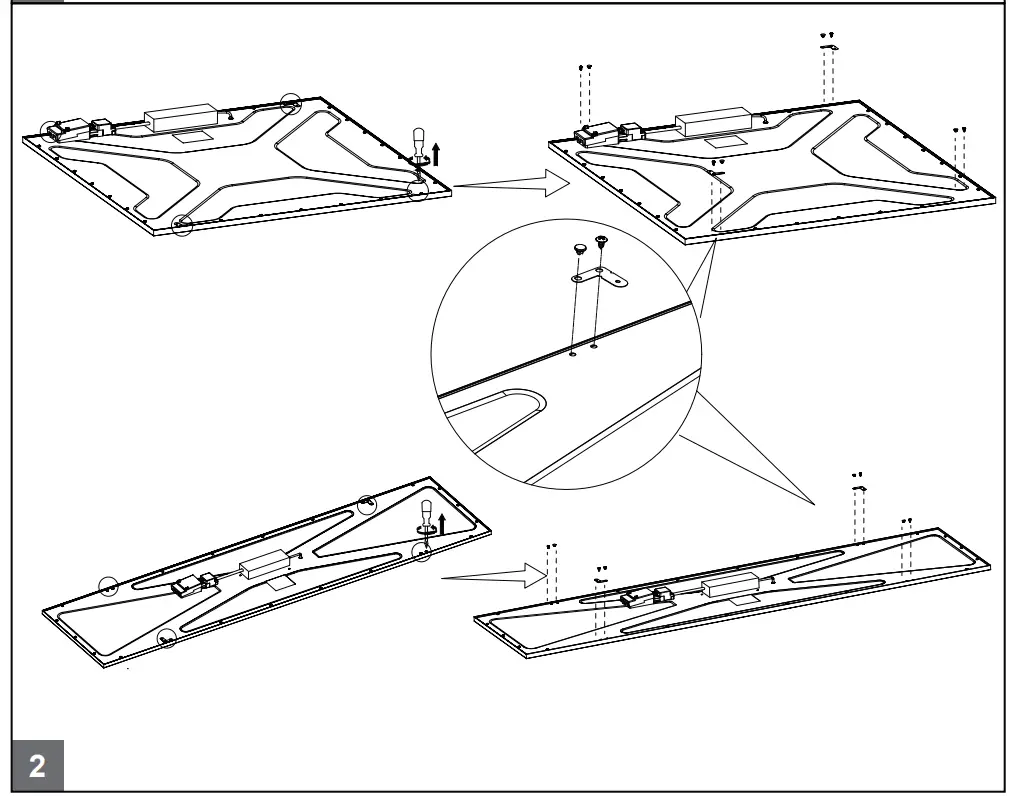 PCV plaster ceiling version