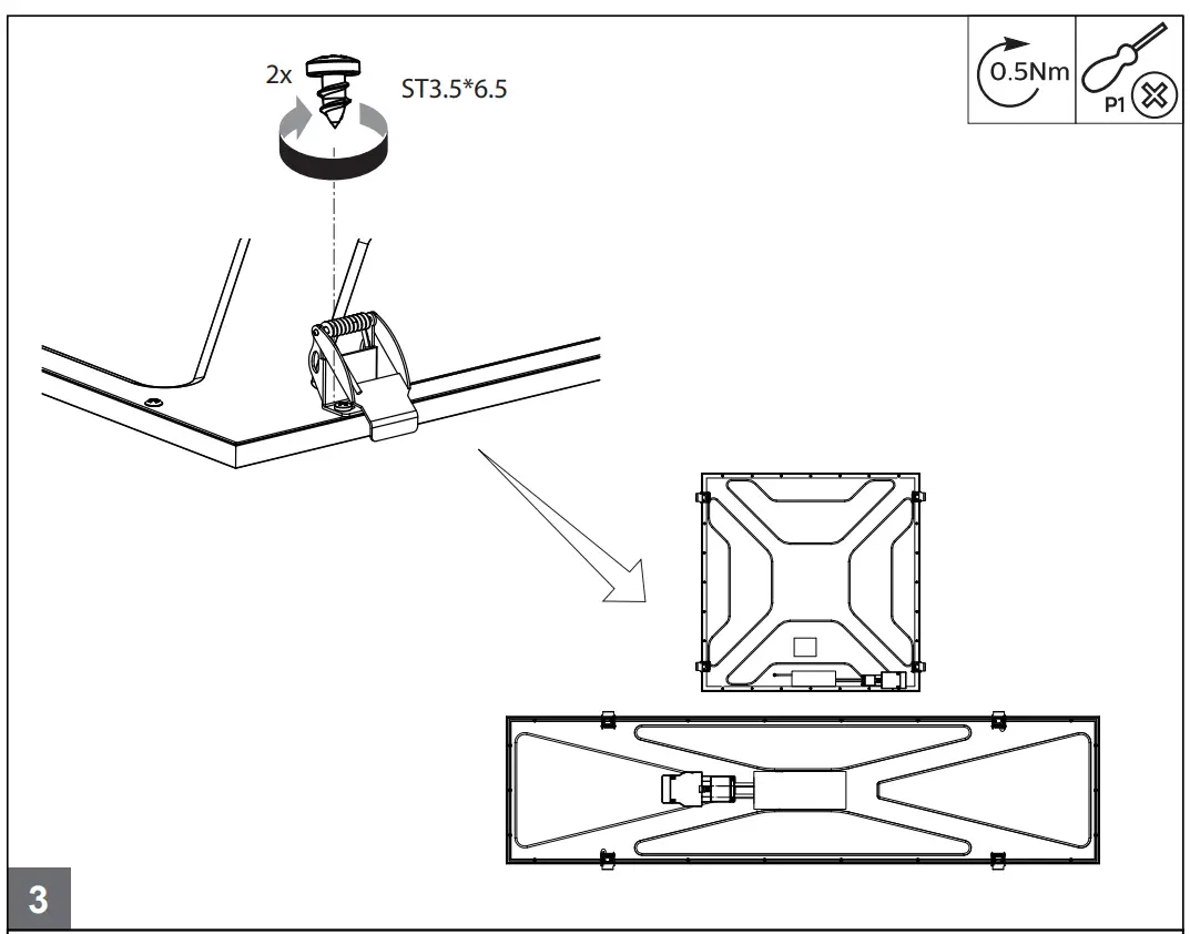 PCV plaster ceiling version
