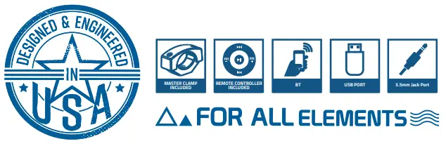 DS18 HYDRO SB24BT Amplified Sound Bar with BT and USB Player - icon