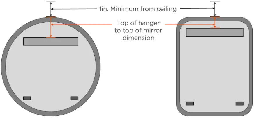 ELECTRIC MIRROR BRI3 Brilliance Eminence Lighted Mirrors - fig 3