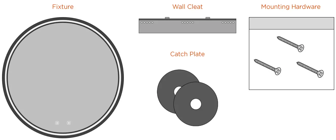 ELECTRIC MIRROR BRI3 Brilliance Eminence Lighted Mirrors - fig