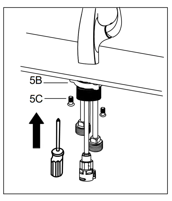Kraus KPF-1675 Ansel Single Handle Kitchen Faucet - Diagram7