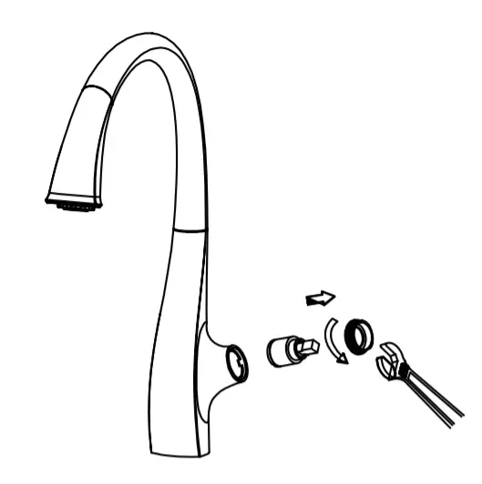 Kraus KPF-1675 Ansel Single Handle Kitchen Faucet - Maintenance2