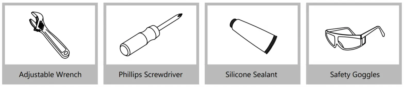 Kraus KPF-1675 Ansel Single Handle Kitchen Faucet - Tools