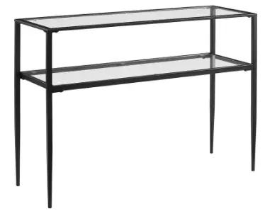 THE-HOME-DEPOT-Bladeston-Black-Standard-Rectangle-Glass-Console-Table-product