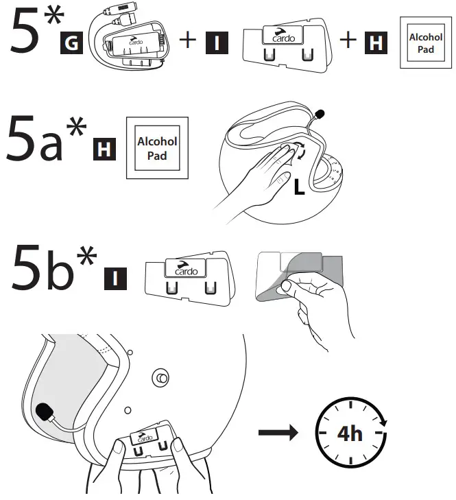 Cardo MAN00572 Spirit HD Motorcycle Bluetooth - 22