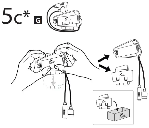 Cardo MAN00572 Spirit HD Motorcycle Bluetooth - 23
