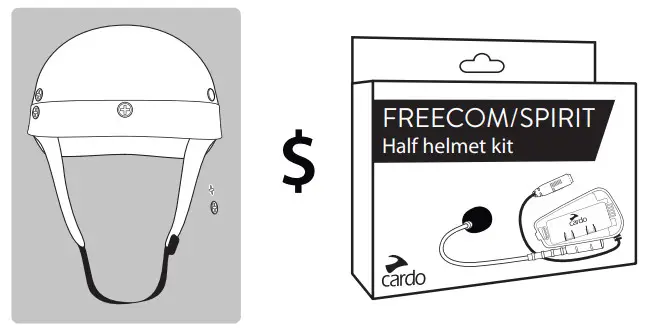 Cardo MAN00572 Spirit HD Motorcycle Bluetooth - 8