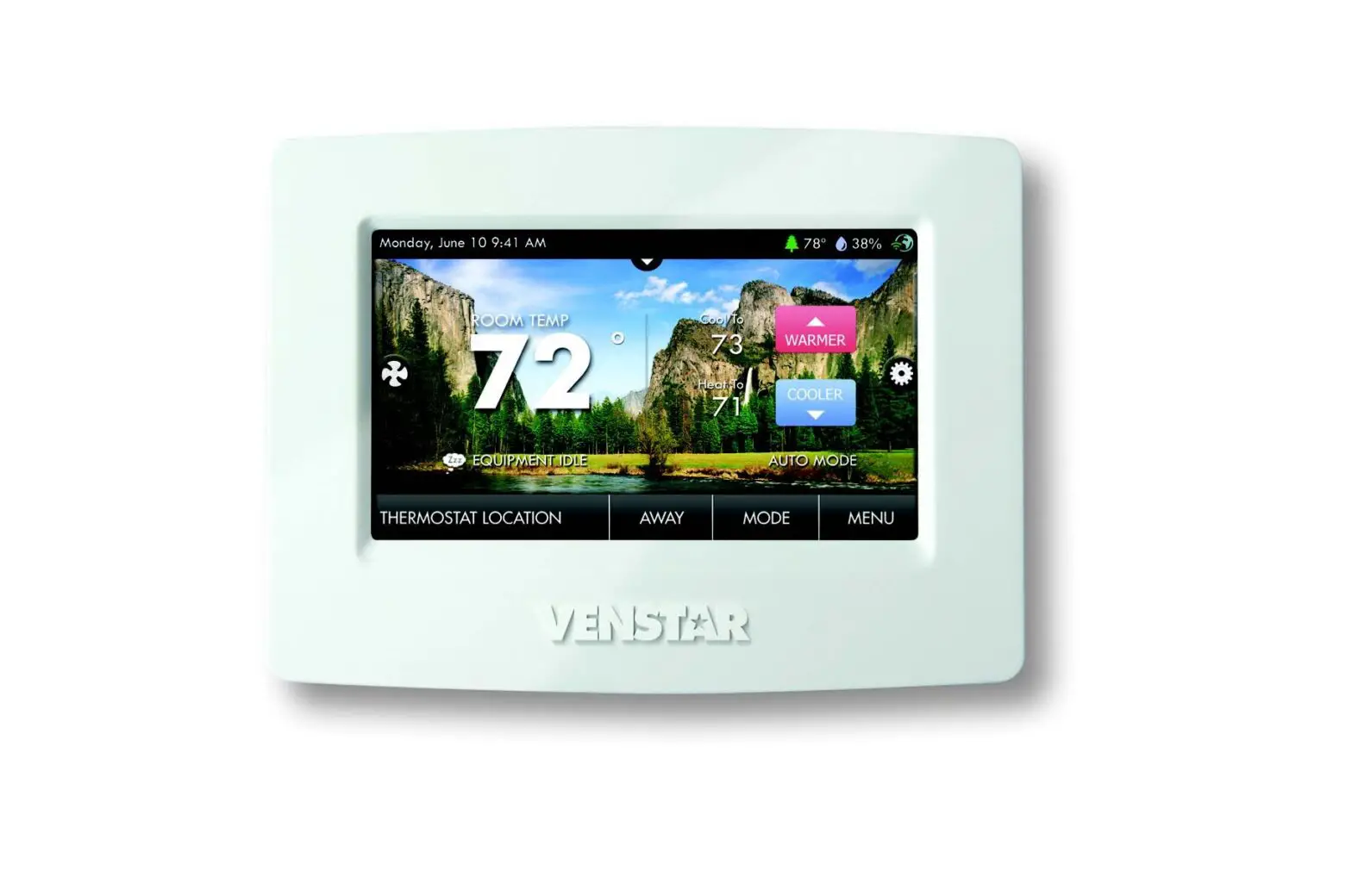 Venstar T8800 Touchscreen Digital Thermostat Quick Setup Guide